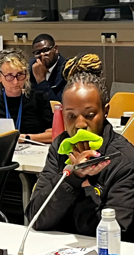 Maryanne Emomeri, Communications Lead at the United Disabled People of Kenya