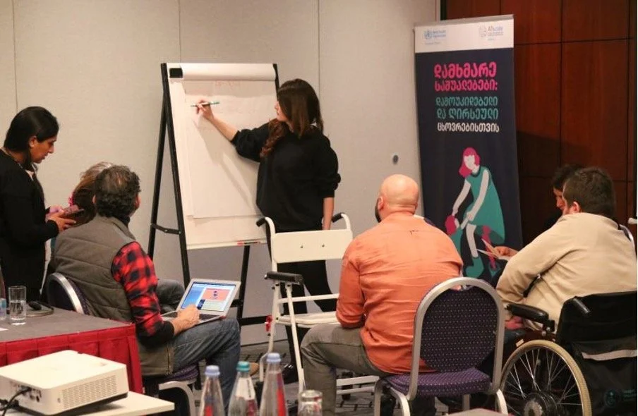  WHO Georgia convened a multi-stakeholder workshop with policymakers, technical experts, service providers and user representatives