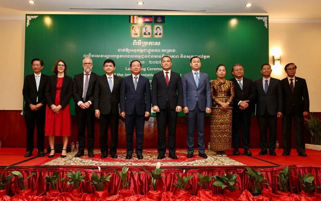 Launch event, attended by Soleine Scotney, Pascal Bijleveld, HE Prof Chheang Ra, Minister of Health, and HE Chea Somethy, Minister of Social Affairs, Veterans and Youth Rehabilitation