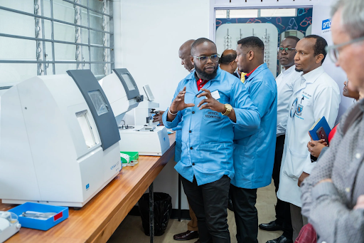 The newly-fitted optical lab at Kenyatta National Hospital, Nairobi, Kenya, allows AT users to be prescribed and receive their spectacles in one place. Photo: ATscale/Carlisto Ochieng