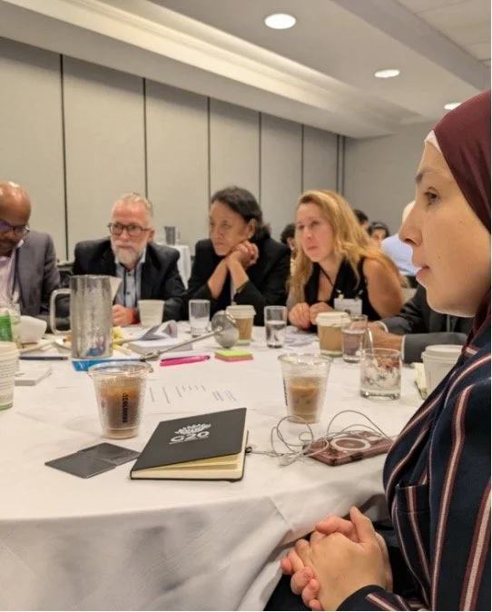 ATscale CEO Pascal Bijleveld (second right) attended a working group session on health action at the Clinton Global Initiative (CGI) Annual Meeting