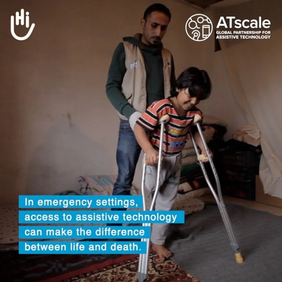 A lifeline in humanitarian crises. New film calls for increased attention to assistive technology in emergencies
