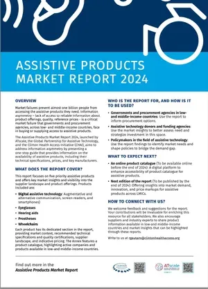 Assistive products market summary report 2024