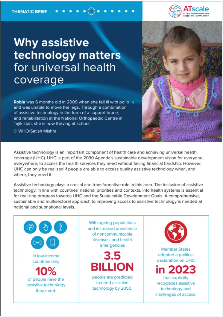 Why assistive technology matters for universal health coverage
