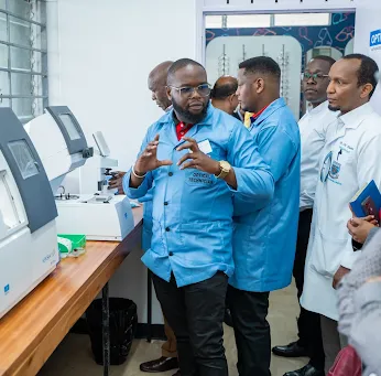 The newly-fitted optical lab at Kenyatta National Hospital, Nairobi, Kenya, allows AT users to be prescribed and receive their spectacles in one place. Photo: ATscale/Carlisto Ochieng