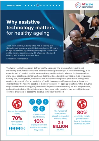 Why assistive technology matters for healthy ageing